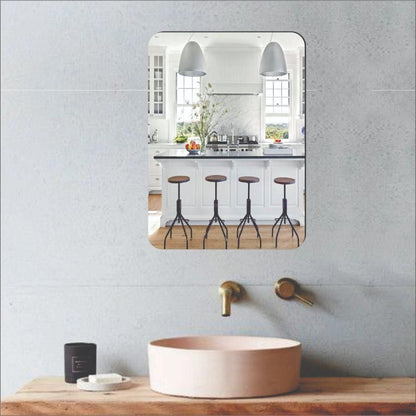 Mirror Sticker for Wall ( Oval + Rectangular ) Buy 1 Get 1 Free🪞