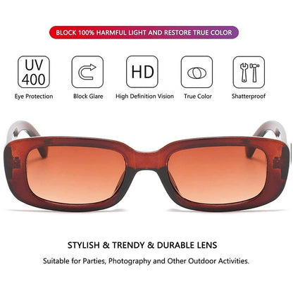 Unisex Square Frame Sunglasses