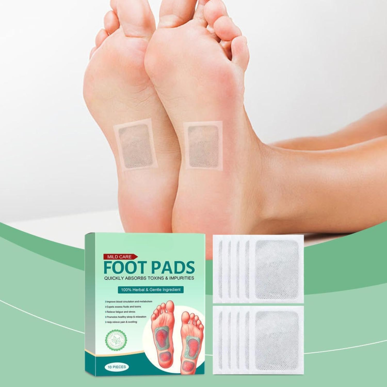 Detox Foot Patches (Pack of 2) 20 Pices
