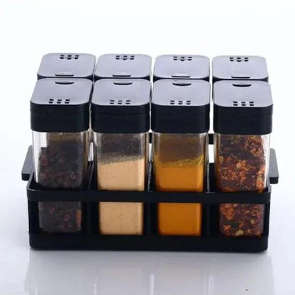 Airtight Masala Box Pack of 8 with FREE stickers