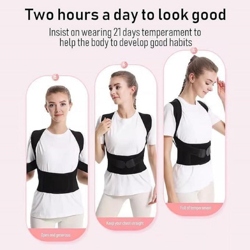 Posture Corrector Free Size Designed to provide exceptional Back Straight And Shoulder Support Belt