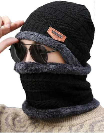 Beanie Cap & Muffler for Men