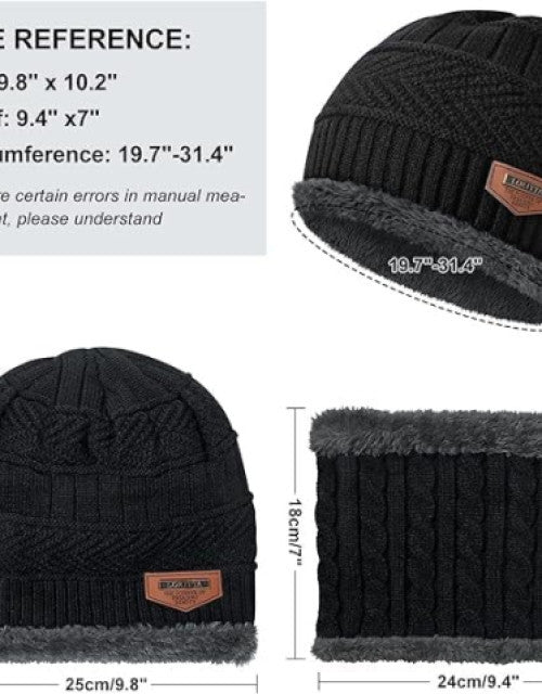 Beanie Cap & Muffler for Men