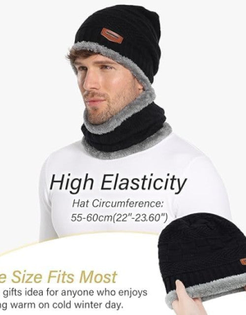Beanie Cap & Muffler for Men