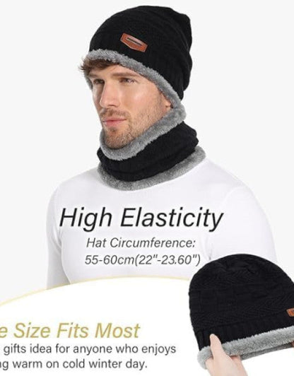 Beanie Cap & Muffler for Men