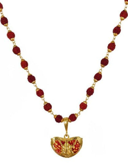 Gold Plated Pendant with Chain